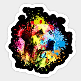 labrador watercolor Sticker